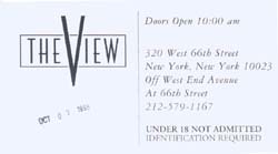 View Ticket